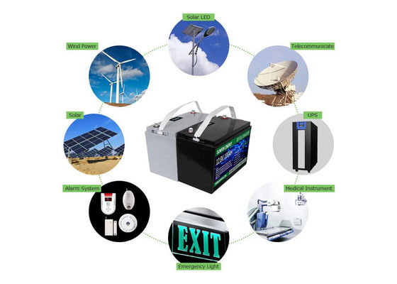 Lifepo4 Lithium Iron Phosphate Battery Packs High Capacity Lithium Ion Battery Sealed