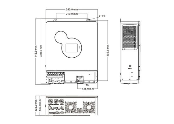 Sunpok Hybrid Power Solar Inverter With 3kw 3000w 24v 48v 5kw 5000w Off Grid Inverter Solar