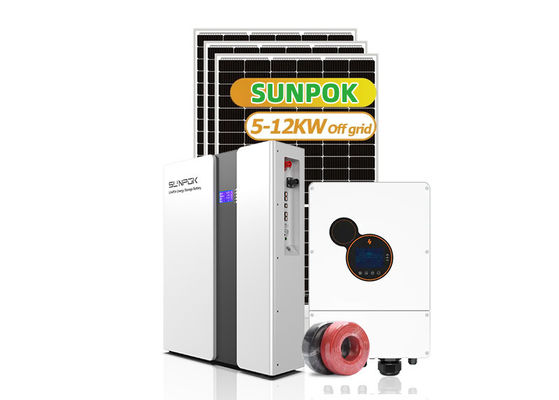 24V Residential Solar Photovoltaic System Complete Solar Panel System