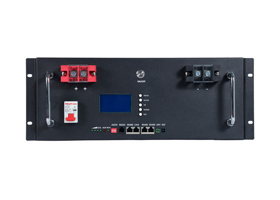 Rack Batteries Cabinet 48v 100ah 200ah Rack Battery Installation BMS Management System