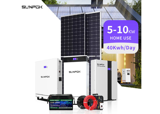 Home Off Grid Full Set 5kwh 10kwh 20kw Solar Energy Storage System