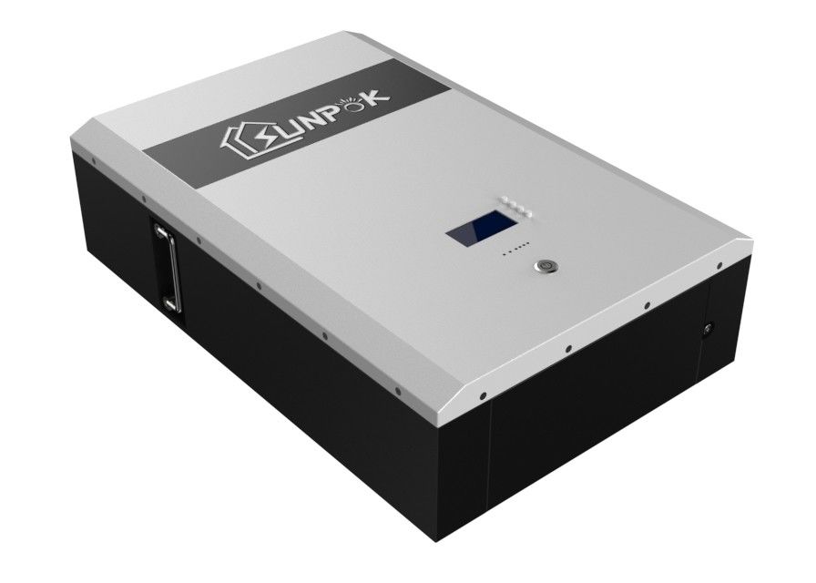 7.68Kwh 10.24Kwh Baterai Lithium Ion Energi Terbarukan Untuk Penyimpanan Tenaga Surya Rumah