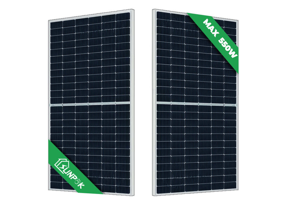 450W MBB Panel Surya Setengah Sel Panel Mono PV Untuk Penyimpanan Energi Tata Surya
