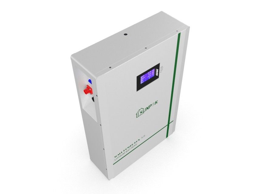 Energi Surya 48V Baterai Lithium Ion 100ah Lifepo4 5.12 Kwh Dengan Sistem BMS