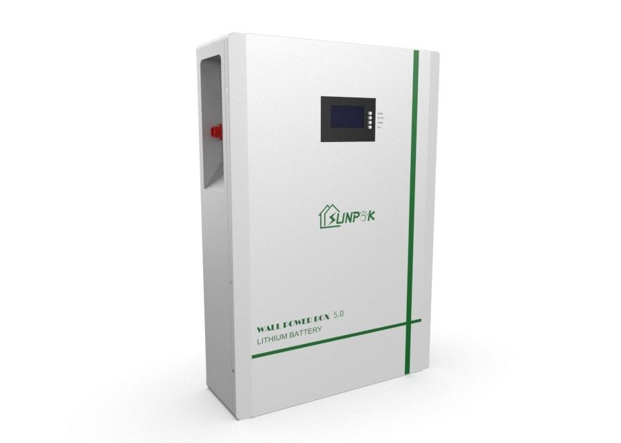 Energi Surya 48V Baterai Lithium Ion 100ah Lifepo4 5.12 Kwh Dengan Sistem BMS