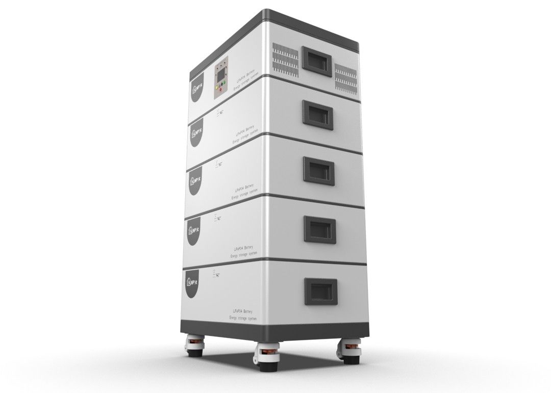 Baterai Lithium Ion 100ah 200ah Ditumpuk Semua Dalam Satu Sistem ESS Baterai Penyimpanan Energi Hibrida Tegangan Tinggi