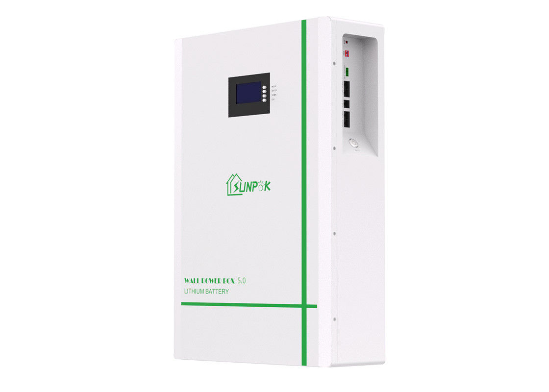 Paket Baterai Lithium Ion 51.2V 48V Dengan Inverter Untuk Tata Surya Off Grid