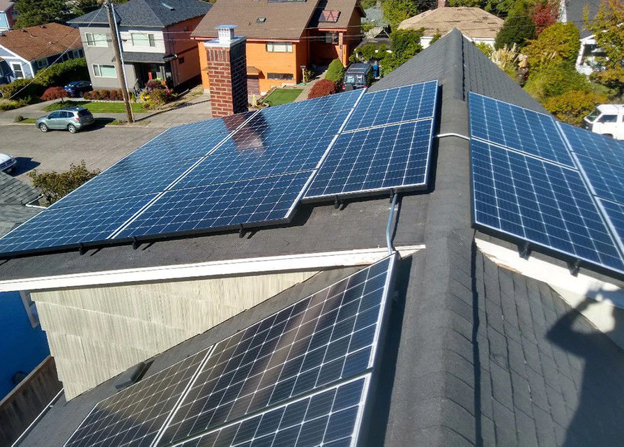 Sunpok 5kw 15kw 20kw Kit Tata Surya Hibrida Solusi Sistem Penyimpanan Tenaga Surya Rumah