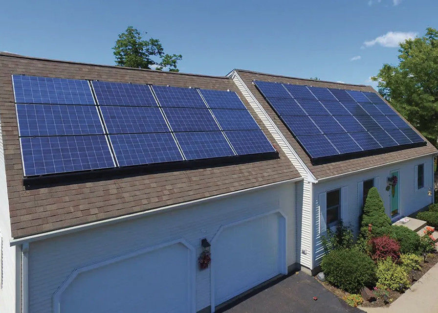 Off Grid Hybrid Solar Power System Inverter Untuk Rumah 5Kw 10Kw Ramah Lingkungan