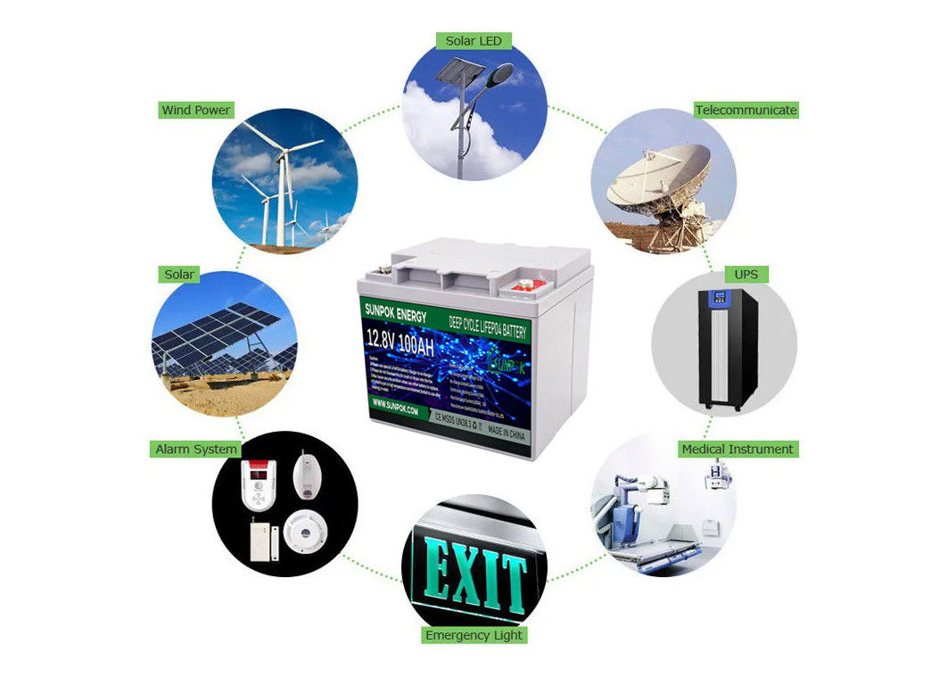 AGM Baterai Deep Cycle 12v 24v 50ah 100ah 150ah 200ah LiFePO4 Baterai Deep Cycle