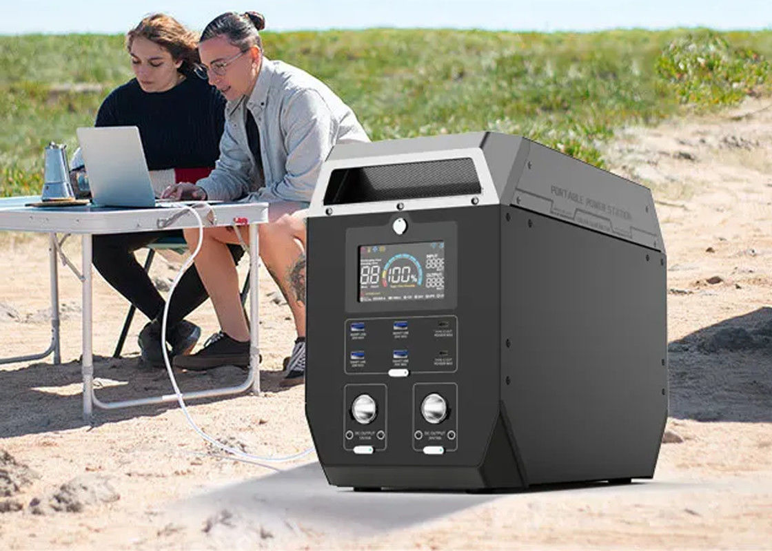 Tipe C Input 2000w Lithium Portable Power Station Battery Power Bank