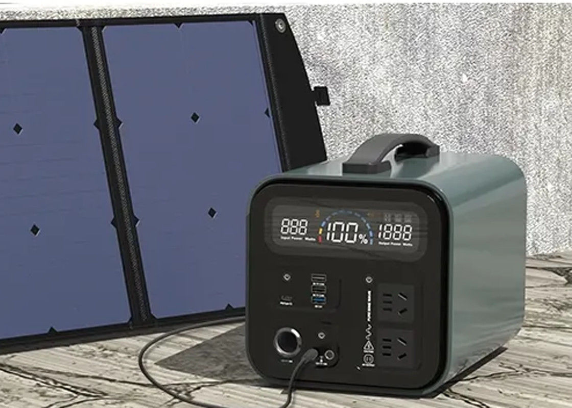 Dc Ac 500W 600w 1000W Bank Baterai Lithium Portable Power Station Dukungan Pengisian Cepat