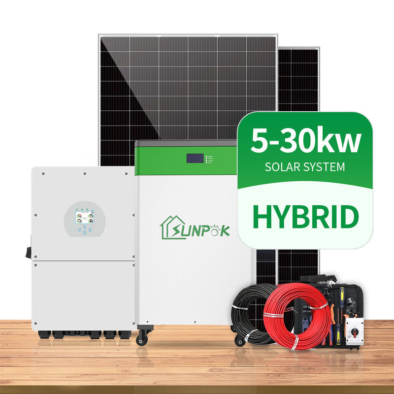 10Kw 15Kw 20KW tata surya set lengkap 5000 W On Off Grid Tata Surya