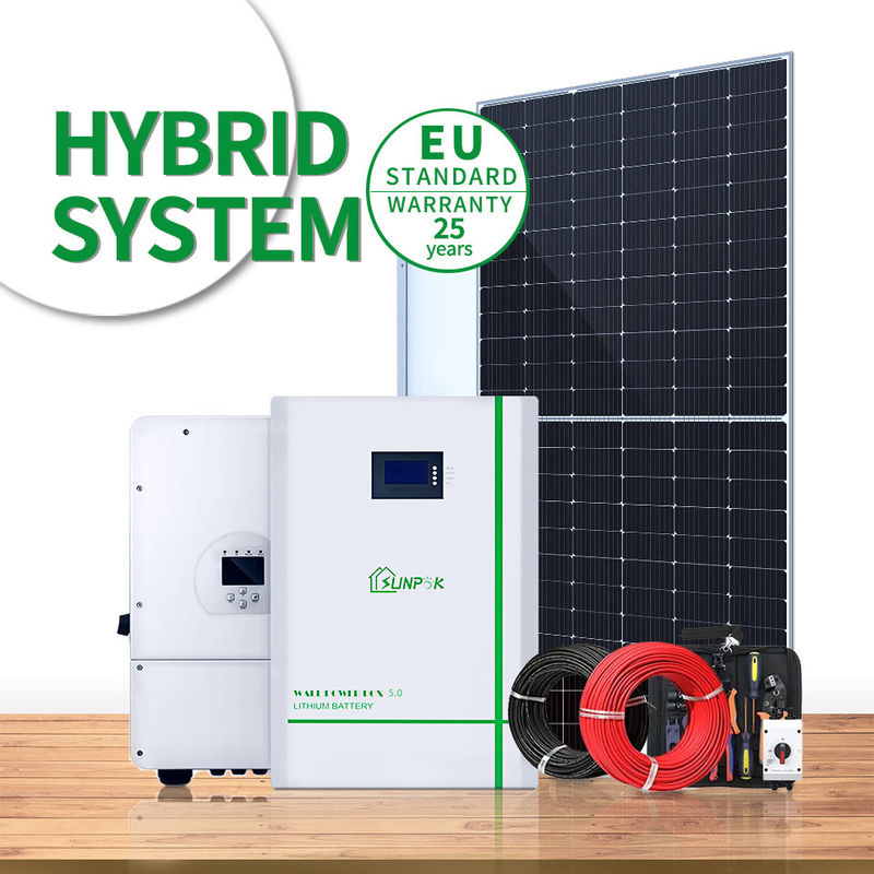 Sunpok 5Kw 10Kw 20Kw sistem tenaga surya lengkap sistem listrik tenaga surya sistem pemanas surya
