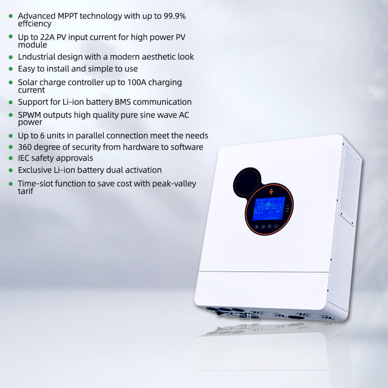 Sunpok Hybrid Power Solar Inverter Dengan 3kw 3000w 24v 48v 5kw 5000w Off Grid Inverter Solar