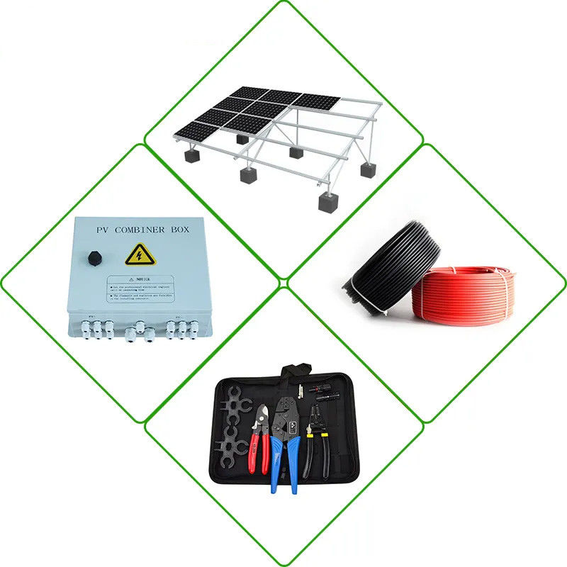 Sistem Penyimpanan Baterai Tenaga Surya MSDS 3kw 5kw 6kw 8kw 10kw 24v Tata Surya Off Grid