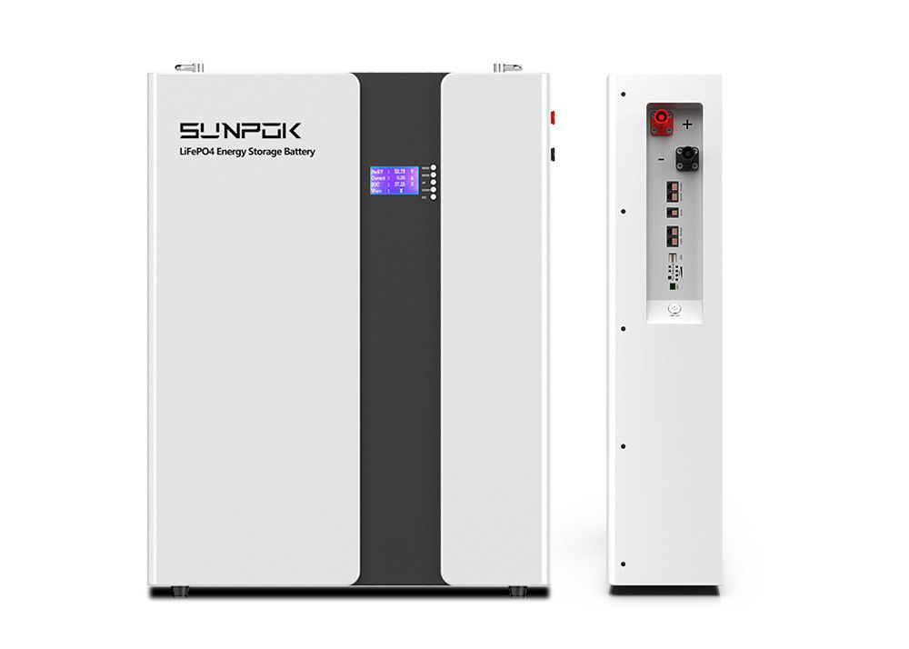 Odm 48V 51.2V Lithium Ion Baterai Untuk Penyimpanan Energi Surya 12 Tahun Garansi