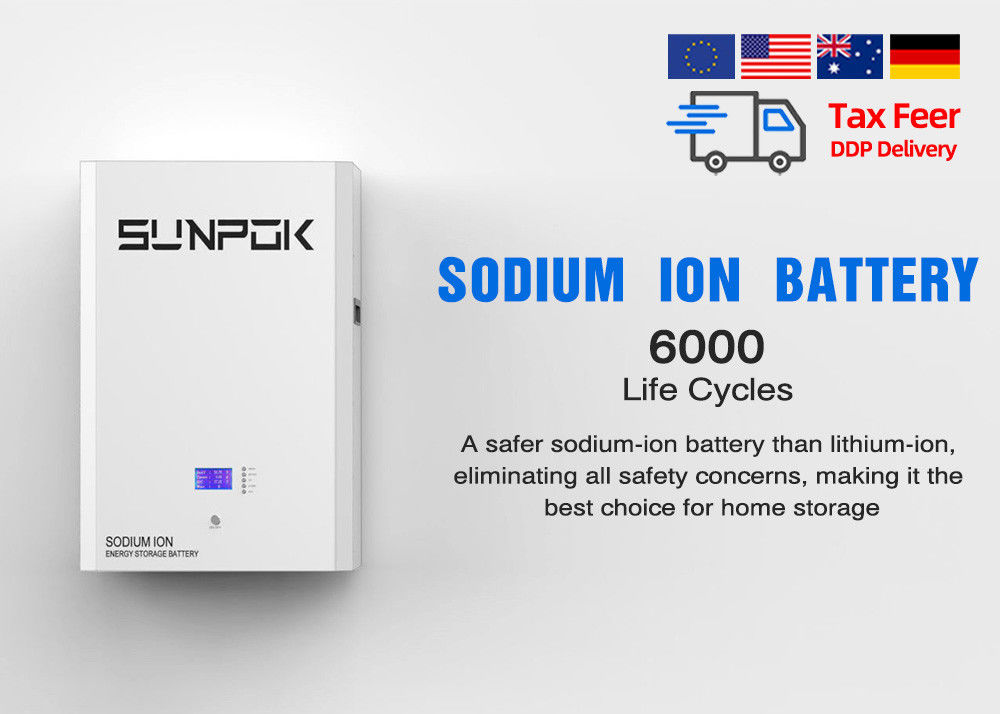 IP21 100A Baterai Natrium Ion Keamanan Tinggi Dengan -20°C Sampai 60°C Umur 20 Tahun