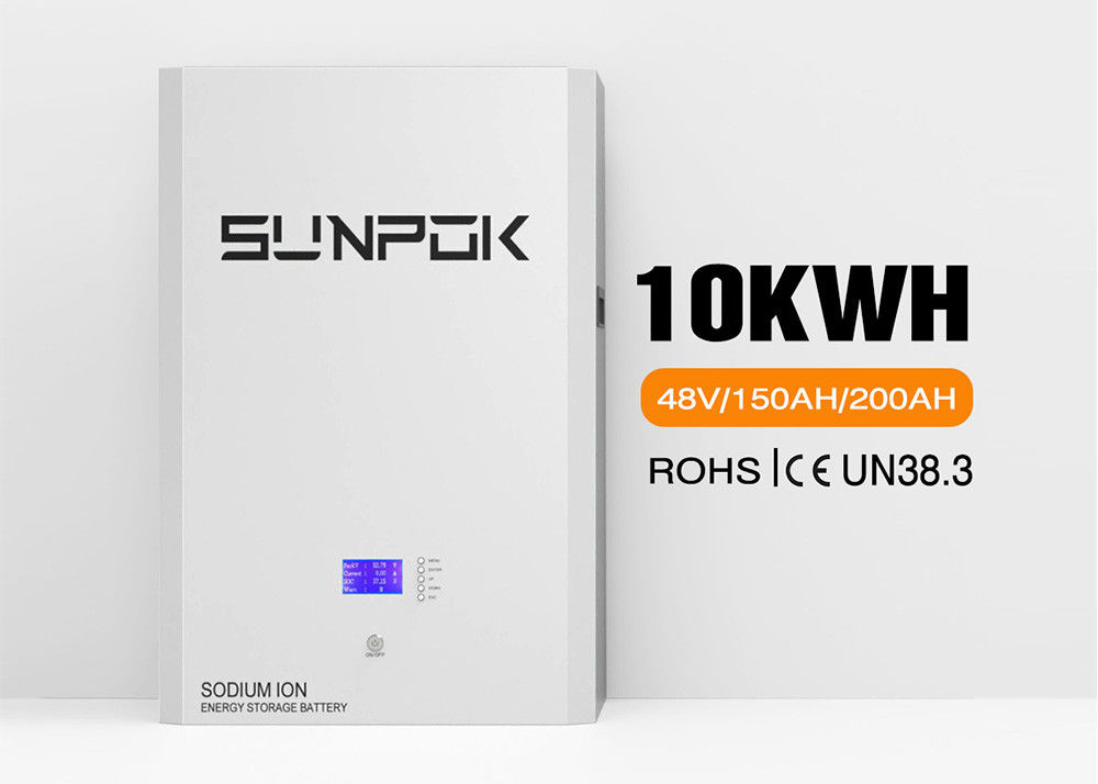 Baterai Sodium Ion 48V Powerwall Baterai penyimpanan energi Dalam -20°C sampai 60°C