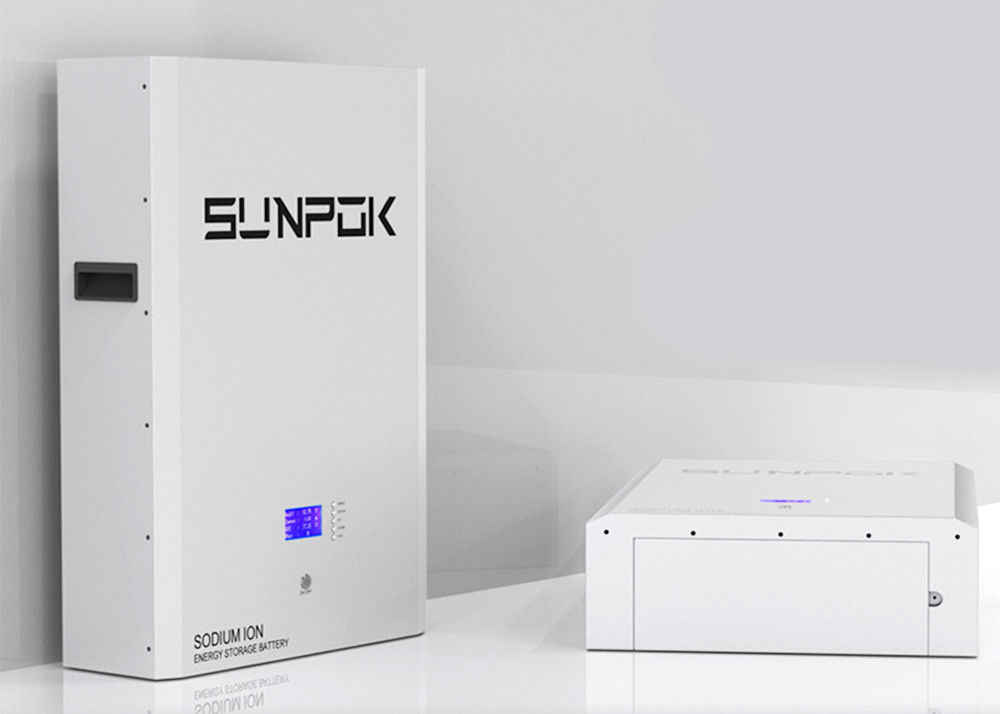 Baterai Sodium Ion Sunpok 98% Pengisian / Pengurangan Efisiensi 5-30 KWh Kisaran Daya Keluar