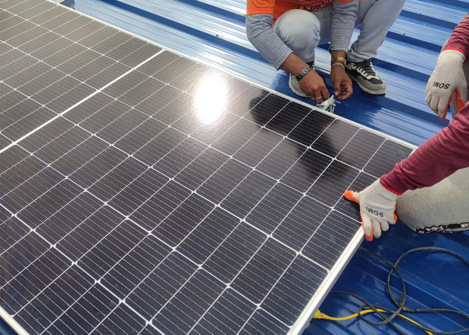 Uni Eropa Amerika Serikat Sistem Tenaga Surya Hibrida 50kw 10kw 15kw Untuk Rumah 20kw 30kw Sistem Surya Industri