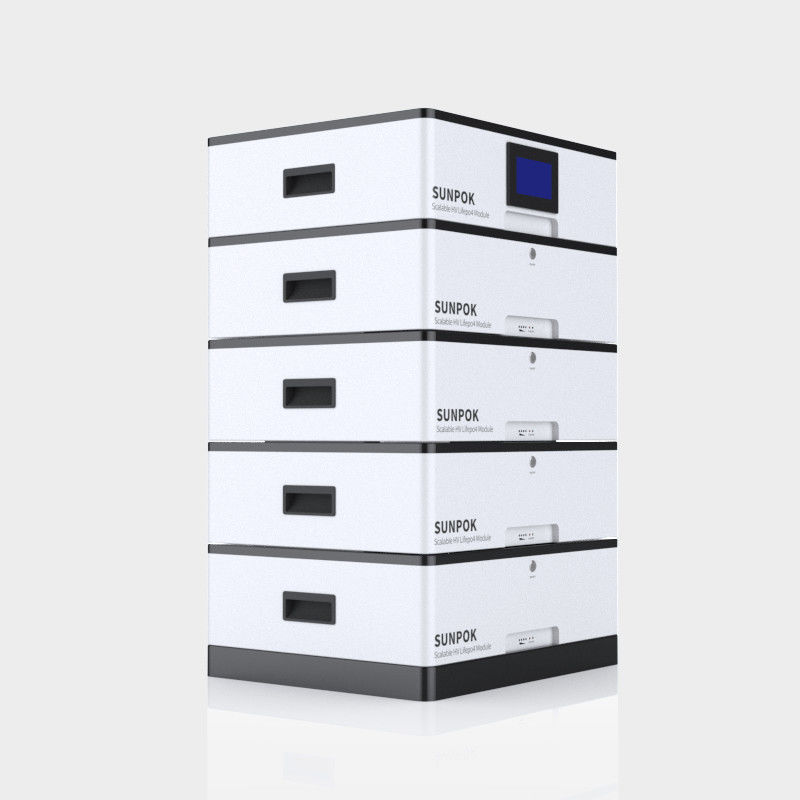 Tegangan Tinggi Kualitas Baik Baterai Tumpuk Semua Dalam Satu Baterai Lithium Lifepo4