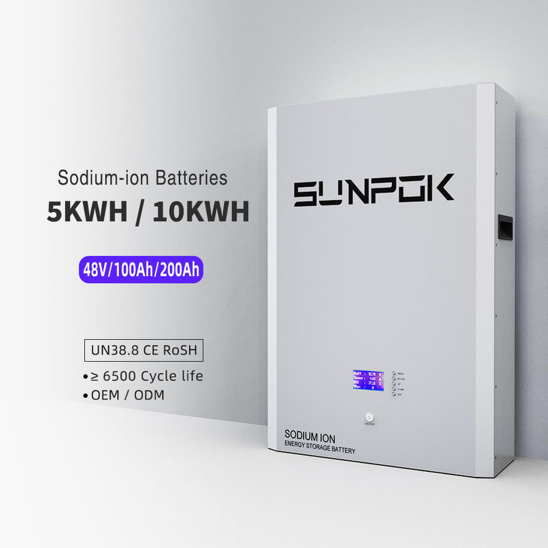 Sistem penyimpanan energi surya baterai natrium-ion baru Jerman Baterai natrium-ion 48V
