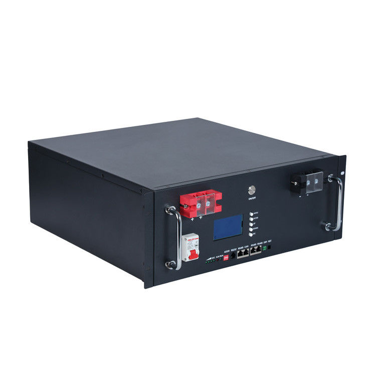Rack Phosphate Baterai Jenis Litium Besi 48V 100AH Panel surya Rumah Ion Litium