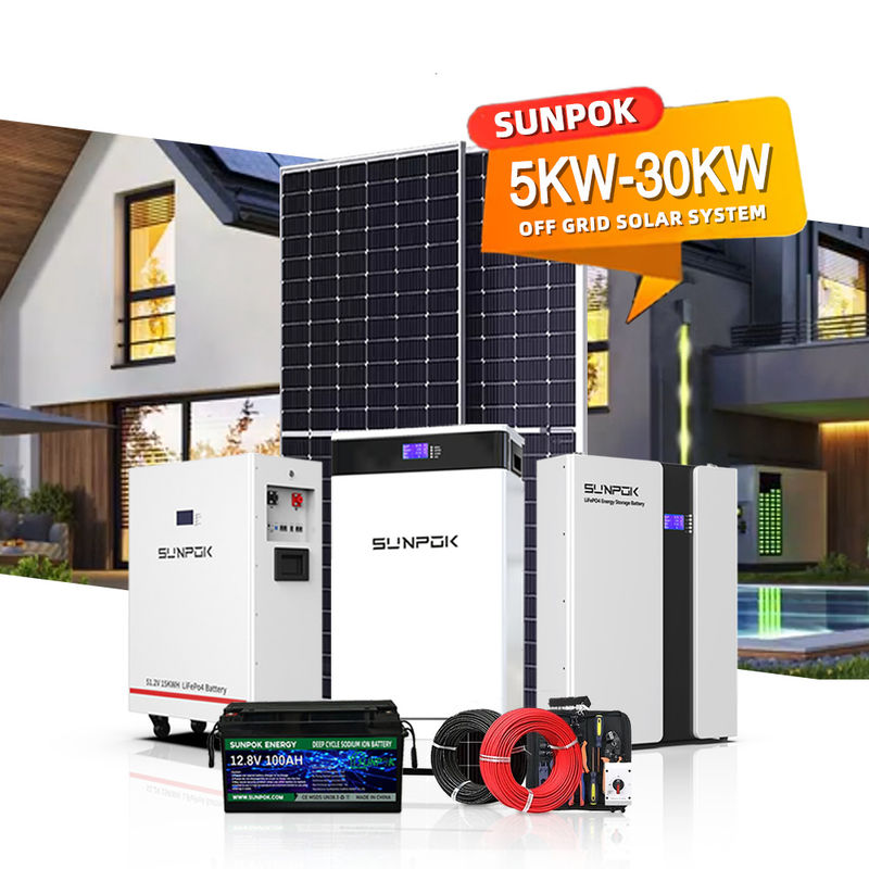 48V 100AH 120AH Baterai Surya Untuk Sistem Surya Hibrida 6KWH 12KWH 18KWH 24KWH 30KWH