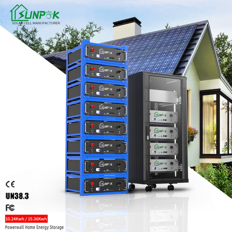 Lifepo4 Lithium Baterai Surya 10kWh 20kWh 30kWh Sistem Penyimpanan Energi Rumah