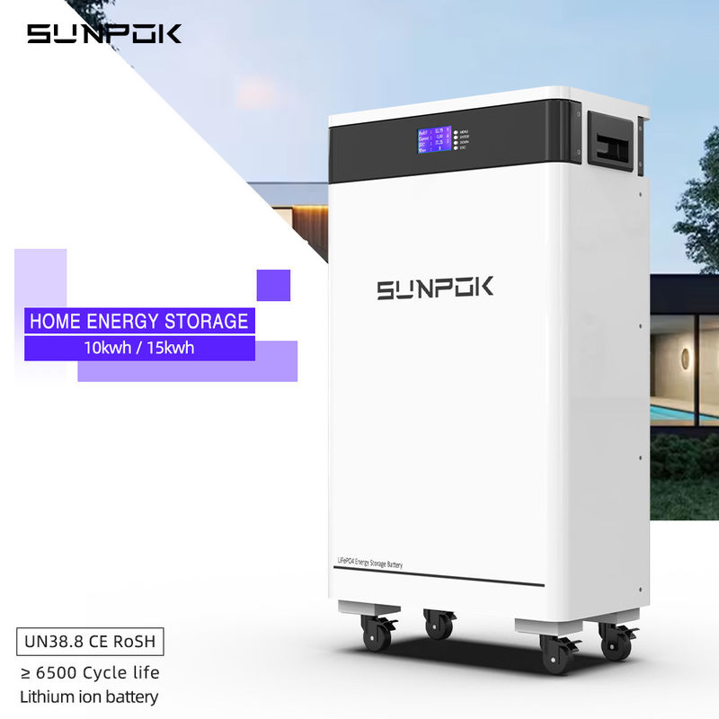 48v 200ah 300ah 400ah Baterai Surya Litium Mppt Inverter Solar Hybrid Penyimpanan Energi Rumah