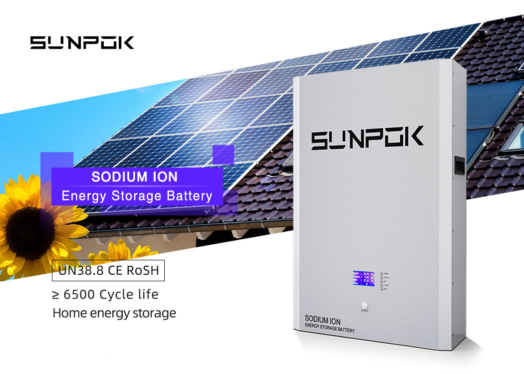 48V 10kwh Baterai Natrium-Ion Baterai Natrium Na Ion Storage Baterai Solar Power Bank Power Wall Baterai Natrium Ion 51.2V 200Ah