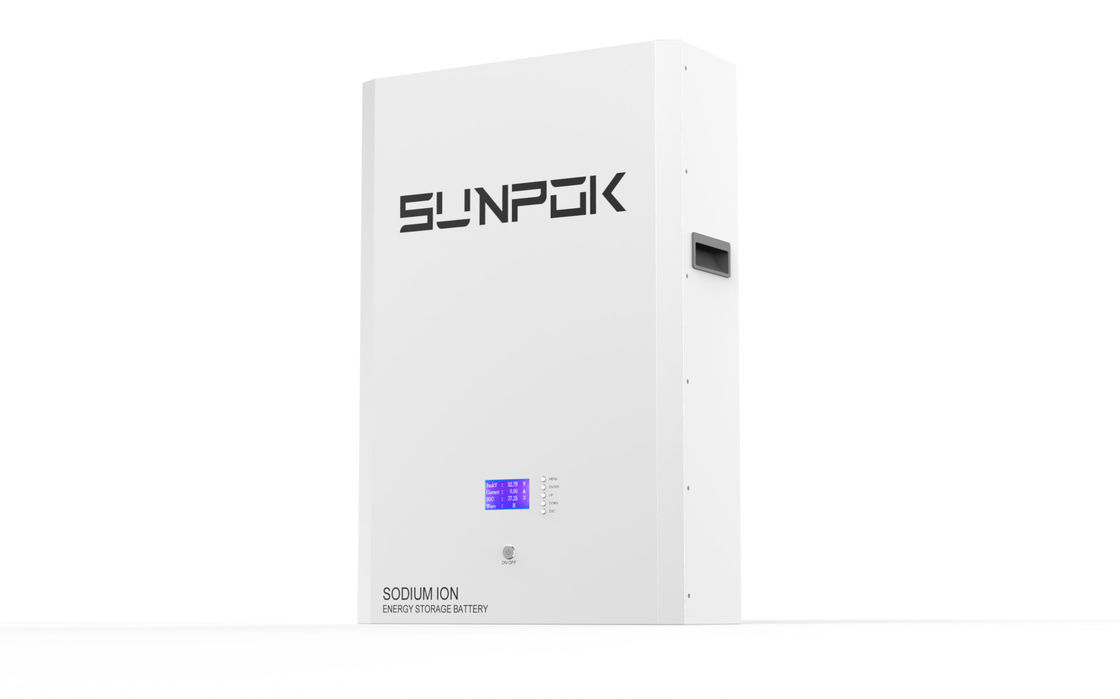 48V Baterai Natrium-Ion yang dipasang di dinding 100ah 150ah 200ah 5kwh 10kwh 20kwh Sistem penyimpanan