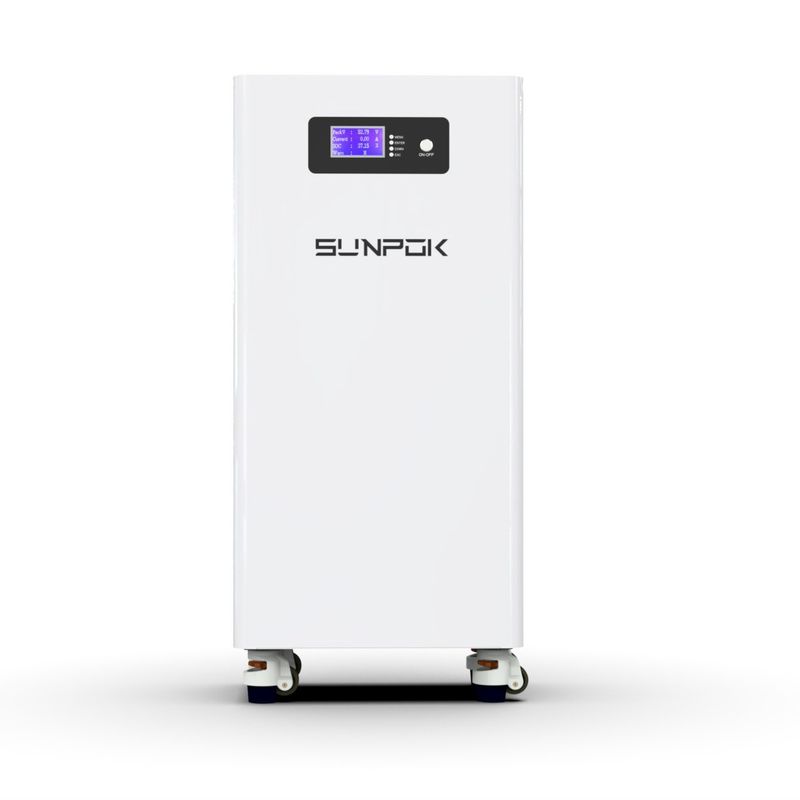Sistem Surya Rumah 15kwh Baterai Lithium 48V 300Ah dengan Roda 51.2v 15kwh 30kwh Baterai Lithium Energi Penyimpanan untuk Rumah