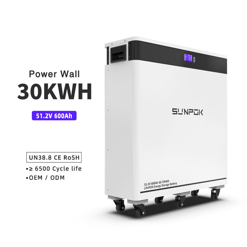 30Kwh Lithium Ion Baterai Solaire Lithium Lifepo4 Baterai 48V 600Ah 10kw 15kw 30kw Baterai untuk Sistem Surya Rumah