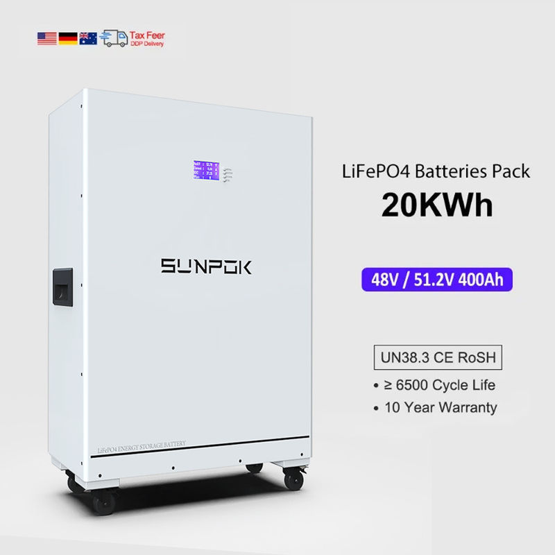 48V 400Ah 20Kwh penyimpanan energi rumah baterai surya multi-fungsi lithium ion lifepo4 400Ah 20Kwh multi-fungsi energi surya