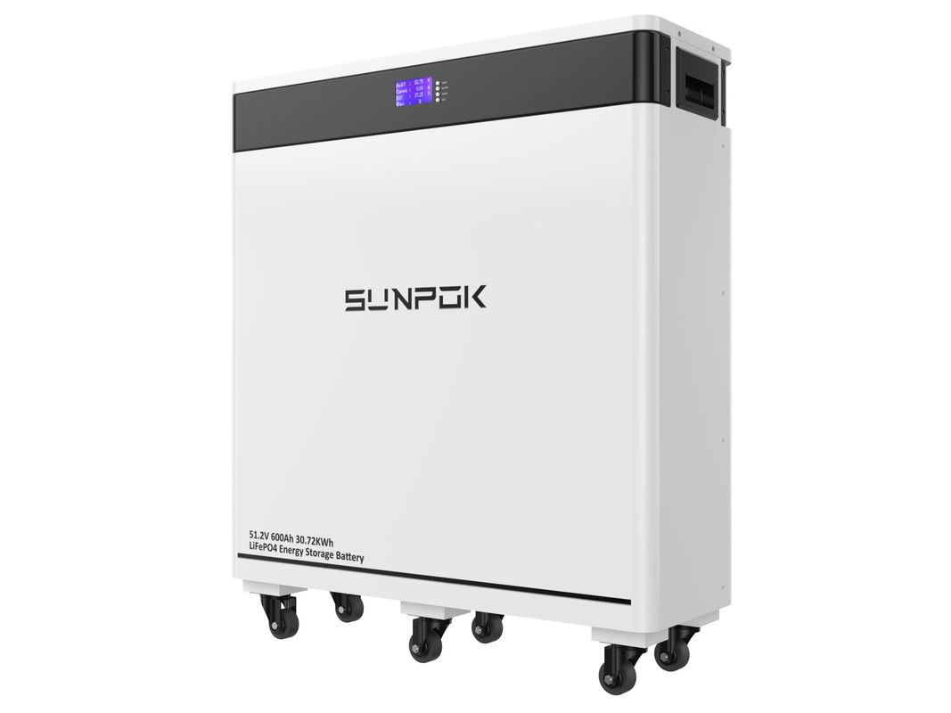 2025 NEW 30KW Deep Cycles 600AH Mobile Floor Mounted LiFePO4 51.2V Lithium Ion Battery Pack Home Energy Storage