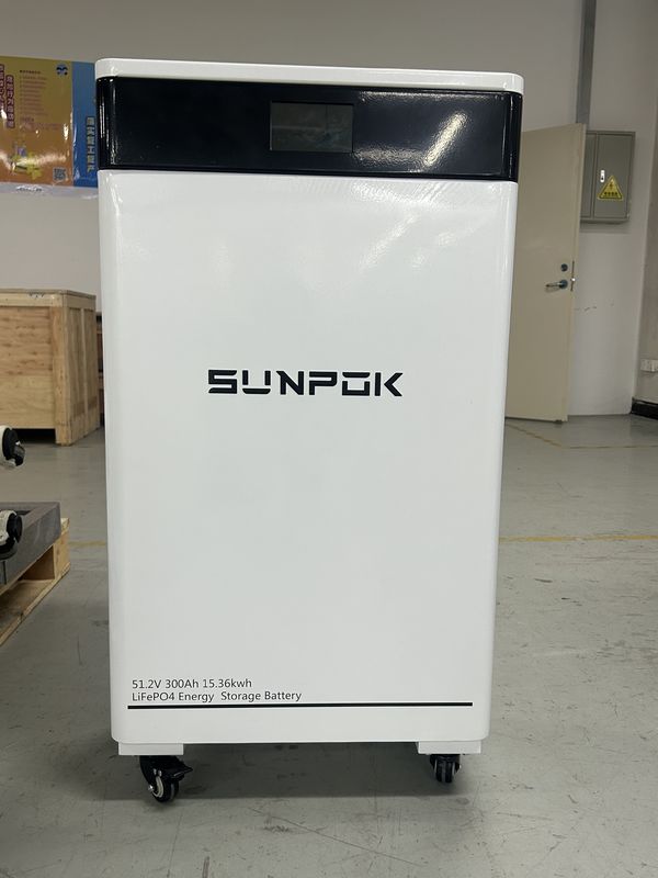 Sistem Tata Surya Rumah 16Kwh 15Kwh Baterai Lithium dengan Roda 51.2V 314Ah 300Ah 48V Baterai Penyimpanan Energi Lithium untuk Rumah