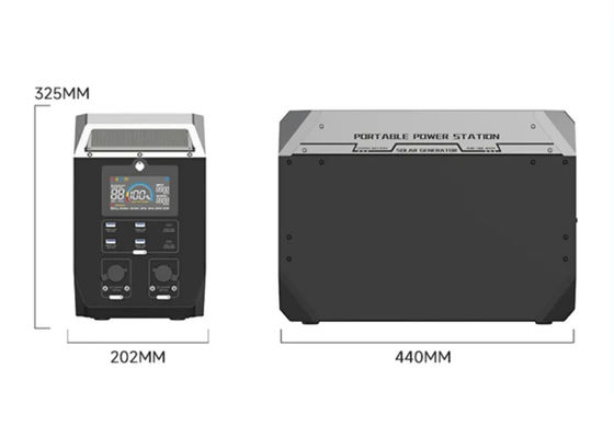 32V Lithium Portable Power Station Outdoor Camping 500w 2000W Solar Generator