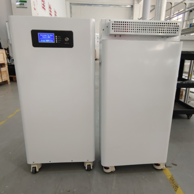 Baterai Berdiri Lantai Lifepo4 51.2V 314ah dengan Roda 48V 300ah 16kwh 10kw Energi Surya Rumah Baterai Solaire
