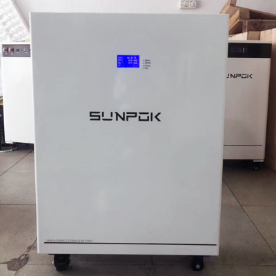 Baterai Surya Lithium 400ah 20kwh Baterai Lifepo4 yang Dipasang di Lantai Seluler Sistem Penyimpanan Energi Rumah 51.2v