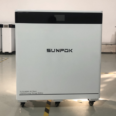 Lantai dipasang Sistem penyimpanan energi rumah 30kWh Lifepo4 Lithium Baterai Surya 48V Baterai penyimpanan energi