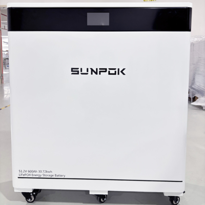 Baterai Lithium Ion Lfp 51.2v 600ah Sistem Penyimpanan Energi Rumah 30kwh Baterai Lithium 48v