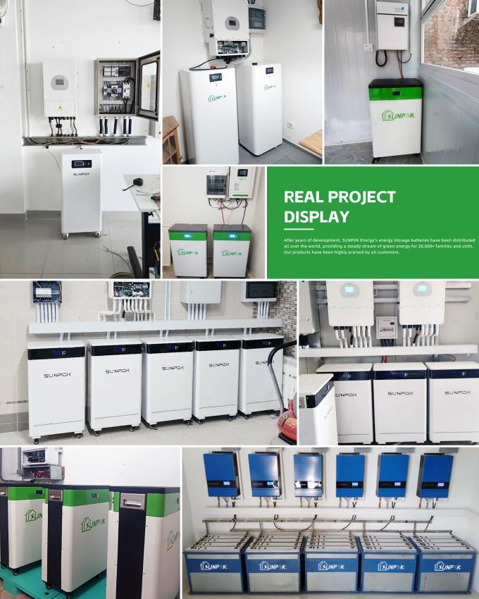 15kwh Home Solar Energy System 51.2V 300Ah LiFePO4 Lithium Battery Pack Baterai penyimpanan energi 9